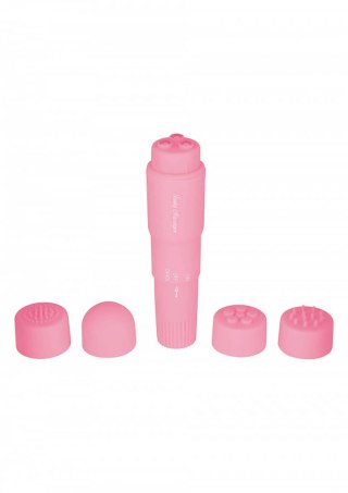 Masażer z wymiennymi końcówkami - Funky Massager Pink
