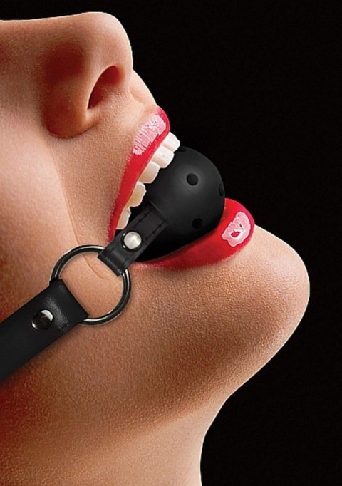 Knebel kulkowy - Gag Ball - Black Knebel kulkowy - Gag Ball - Black