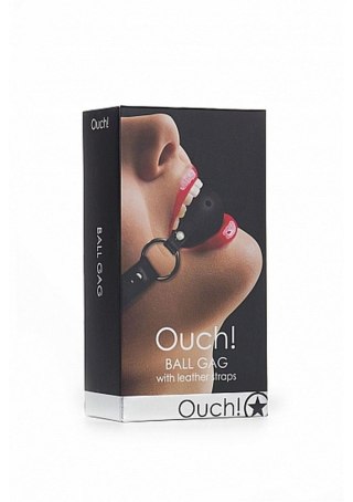 Knebel kulkowy - Gag Ball - Black