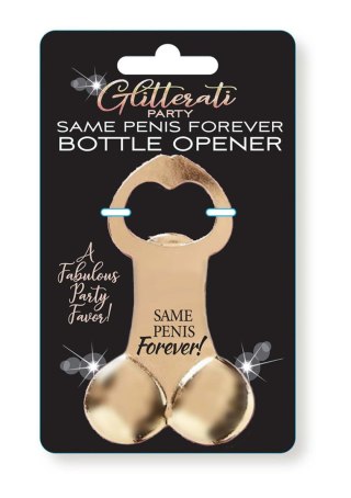 Otwieracz do butelek w kształcie penisa - Glitterati Penis Bottle Opener