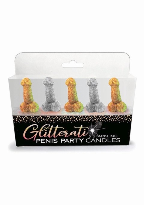 Świeczki peniski - Glitterati Penis, Candle Set Świeczki peniski - Glitterati Penis, Candle Set