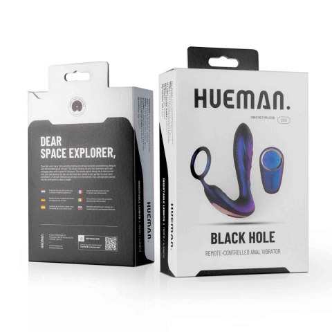 Wibrator analny - Hueman - Black Hole Anal Vibrator