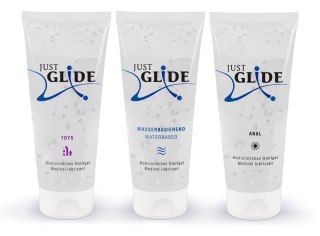 Just Glide - Lubrykant na bazie wody - zestaw 3 szt po 200ml