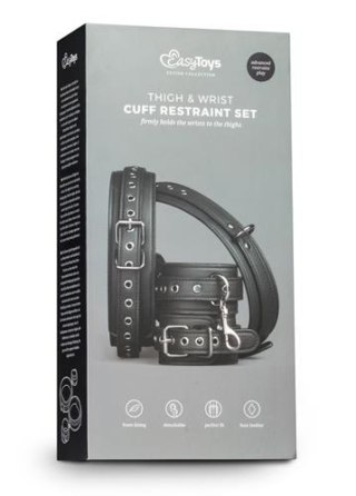 Kajdanki na nadgarstki i uda - Thigh & Wrist Cuff Set