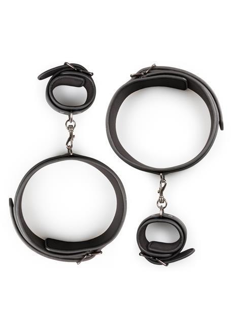 Kajdanki na nadgarstki i uda - Thigh & Wrist Cuff Set Kajdanki na nadgarstki i uda - Thigh & Wrist Cuff Set