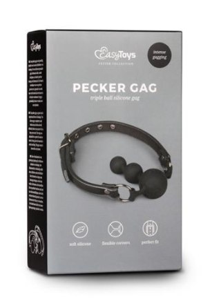 Knebel - Ball Gag With Silicone Beads