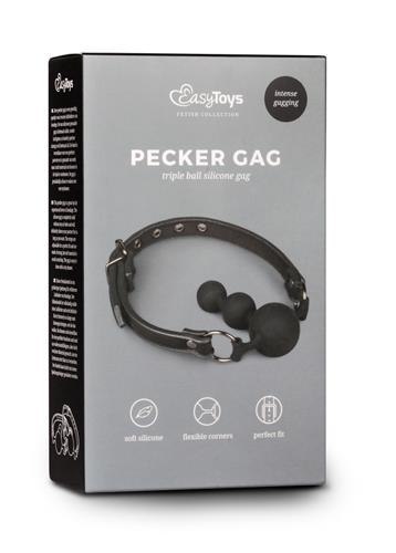 Knebel - Ball Gag With Silicone Beads Knebel - Ball Gag With Silicone Beads