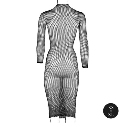 Le Désir - Siateczkowa sukienka - Long dress with fishnet structure and turtle neck. Le Désir - Siateczkowa sukienka - Long dress with fishnet structure and turtle neck.