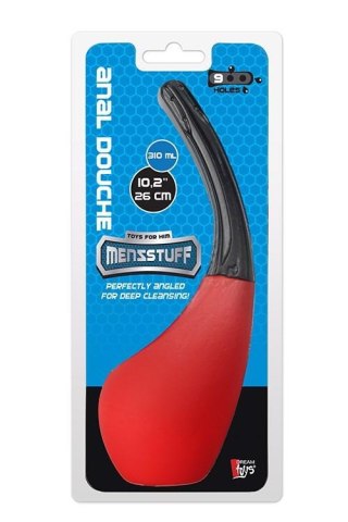 Gruszka analna - MENZSTUFF 9 HOLE ANAL DOUCHE RED/BLACK