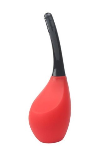 Gruszka analna - MENZSTUFF 9 HOLE ANAL DOUCHE RED/BLACK