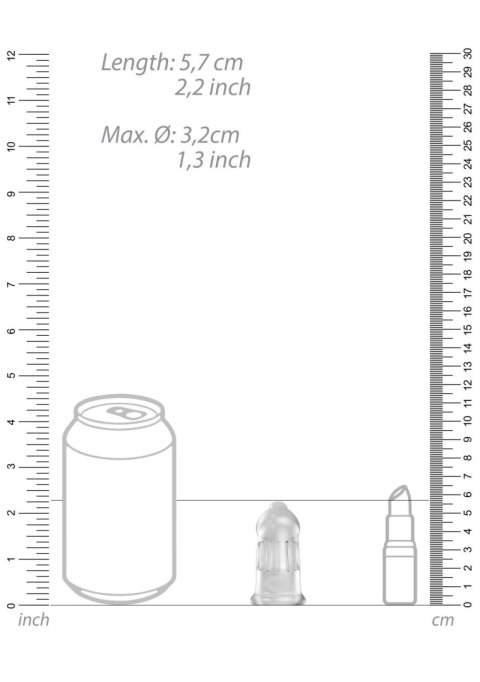 Klatka na penisa - Model 29 - TPE Chastity Cage - Transparent Klatka na penisa - Model 29 - TPE Chastity Cage - Transparent