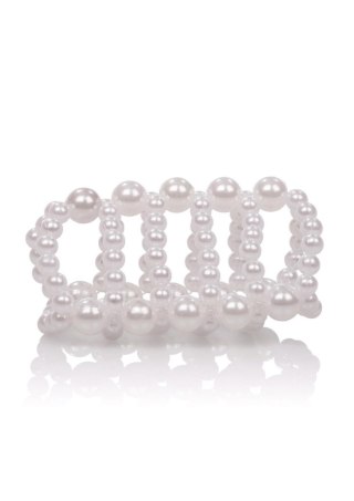 Nakładka na penisa - Pearl Stroker Beads Large Transparent