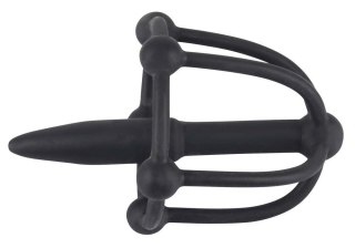 Dilator z klatką na żołędzia - Penis Plug with Glans Cage