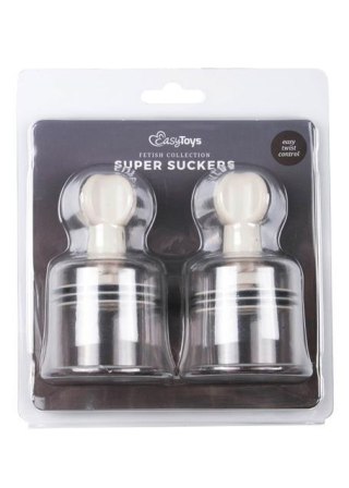 Pompka do sutków - Nipple & Clit Suckers Large 2 pcs
