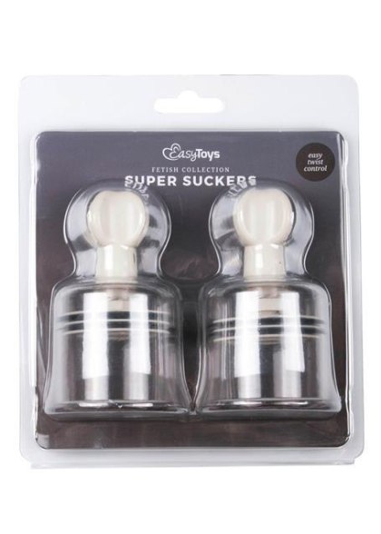 Pompka do sutków - Nipple & Clit Suckers Large 2 pcs