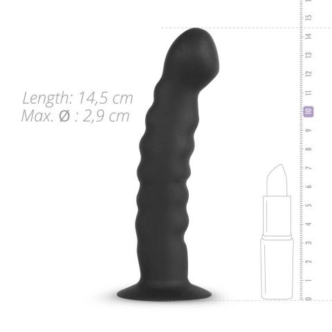 Silikonowy strap-on z paskiem - Silicone Strap-On - Bended Silikonowy strap-on z paskiem - Silicone Strap-On - Bended
