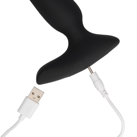 Wibrujący korek analny - Smooth Vibrating Anal Plug with Remote Control Wibrujący korek analny - Smooth Vibrating Anal Plug with Remote Control