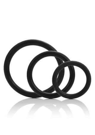 Zestaw 3 pierścieni erekcyjnych - Tri-Rings Black