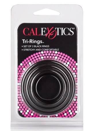 Zestaw 3 pierścieni erekcyjnych - Tri-Rings Black