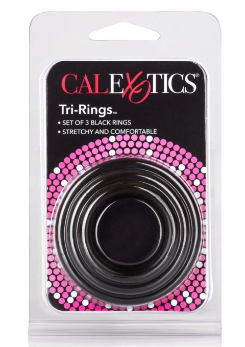 Zestaw 3 pierścieni erekcyjnych - Tri-Rings Black Zestaw 3 pierścieni erekcyjnych - Tri-Rings Black