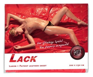 Mata do mokrych zabaw - Vinyl Bed Sheet red 200x230cm