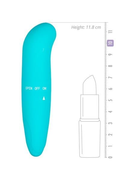 Wibrator Mini G-Spot Vibrator - Turquoise Wibrator Mini G-Spot Vibrator - Turquoise