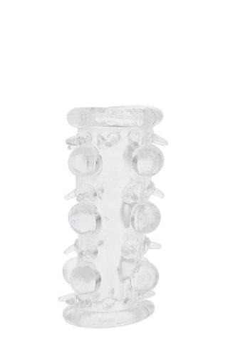 Nakładka na penisa z wypustkami - ALL TIME FAVORITES BEAD SLEEVE CLEAR
