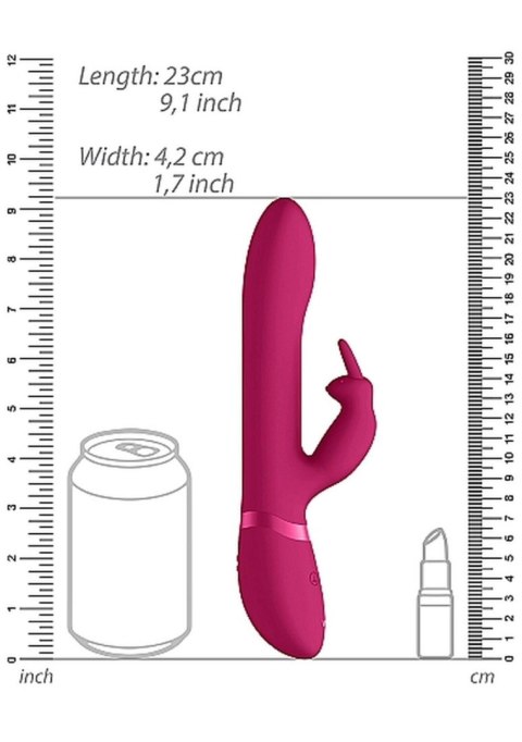 Wibrator króliczek - Amoris - Stimulating Beads Rabbit - Pink Wibrator króliczek - Amoris - Stimulating Beads Rabbit - Pink