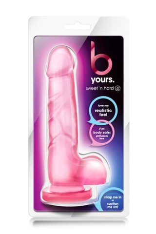 Dildo żelowe - B YOURS SWEET N HARD 4 PINK