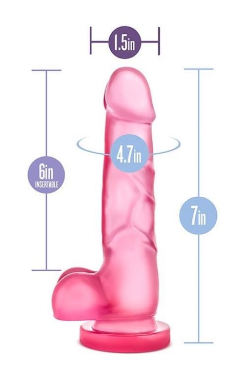 Dildo żelowe - B YOURS SWEET N HARD 4 PINK Dildo żelowe - B YOURS SWEET N HARD 4 PINK