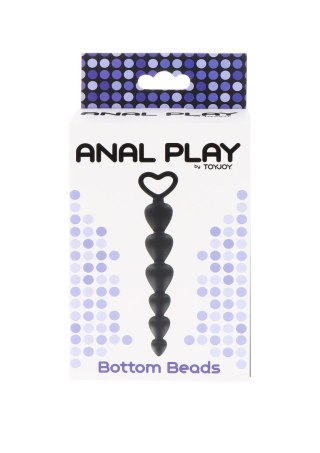 Koraliki analne - Bottom Beads Black
