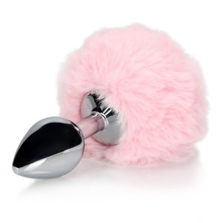 Korek analny króliczy ogon - Bunny Tail with Metal Butt Plug