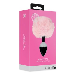 Korek analny króliczy ogon - Bunny Tail with Metal Butt Plug