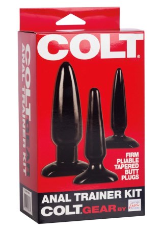 Zestaw 3 korków analnych - COLT Anal Trainer Kit Black