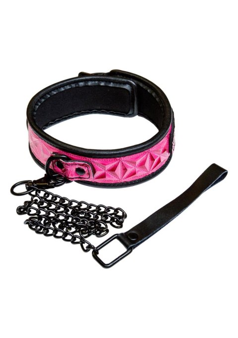 Smycz z obrożą - Collar Pink Smycz z obrożą - Collar Pink