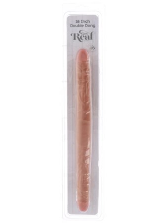 Dildo podwójne - Double Dong Light skin tone - 40 cm