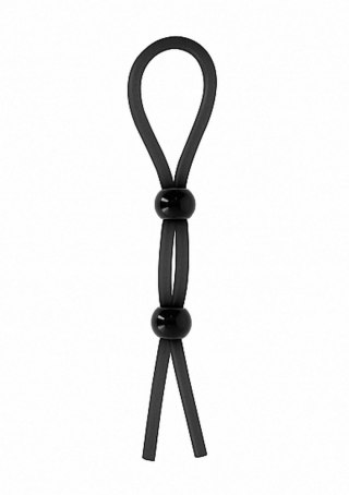 Podwójny pierścień erekcyjny - Double Ring Booster - Black
