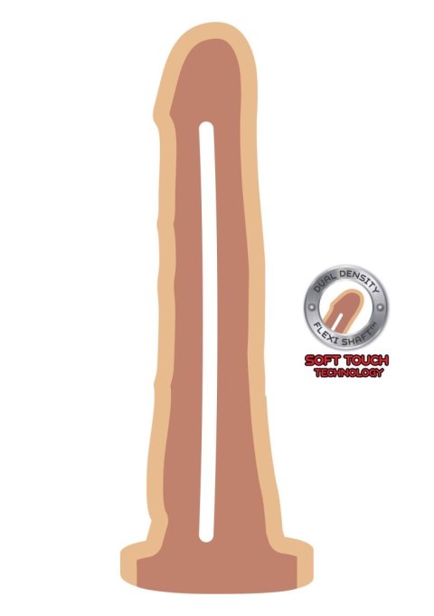 Dildo - Dual Density Dong Light skin tone - 19 cm Dildo - Dual Density Dong Light skin tone - 19 cm