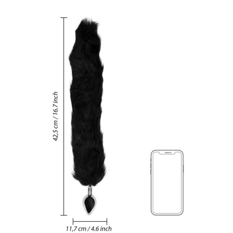 Korek analny lisi ogon - Fox Tail with Metal Butt Plug Korek analny lisi ogon - Fox Tail with Metal Butt Plug
