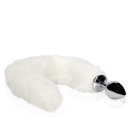 Korek analny lisi ogon - Fox Tail with Metal Butt Plug