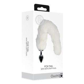 Korek analny lisi ogon - Fox Tail with Metal Butt Plug