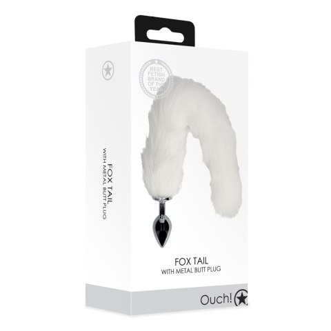 Korek analny lisi ogon - Fox Tail with Metal Butt Plug Korek analny lisi ogon - Fox Tail with Metal Butt Plug