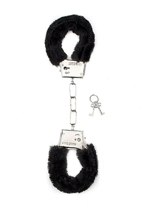 Kajdanki z futerkiem - Furry Handcuffs - Black Kajdanki z futerkiem - Furry Handcuffs - Black