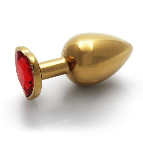 Korek analny z serduszkiem - Heart Gem Butt Plug - Large