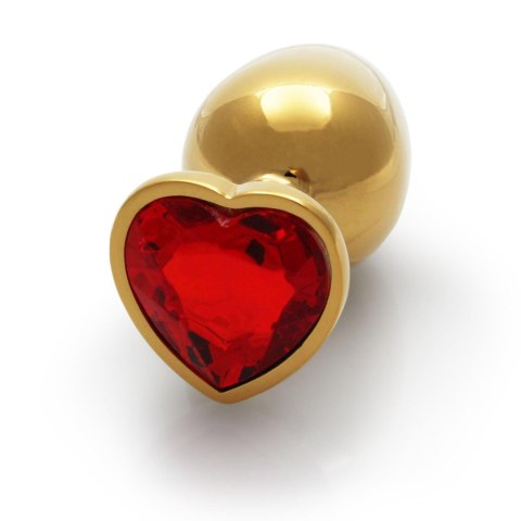 Korek analny z serduszkiem - Heart Gem Butt Plug - Large