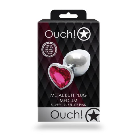 Korek analny z serduszkiem - Heart Gem Butt Plug - Medium Korek analny z serduszkiem - Heart Gem Butt Plug - Medium