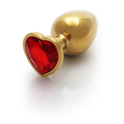 Korek analny z serduszkiem - Heart Gem Butt Plug - Medium