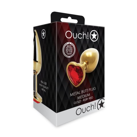 Korek analny z serduszkiem - Heart Gem Butt Plug - Medium Korek analny z serduszkiem - Heart Gem Butt Plug - Medium