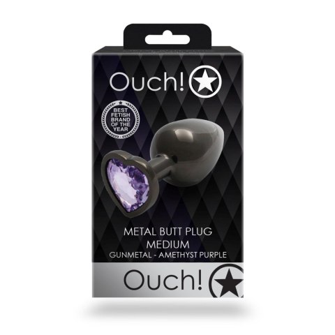 Korek analny z serduszkiem - Heart Gem Butt Plug - Medium Korek analny z serduszkiem - Heart Gem Butt Plug - Medium