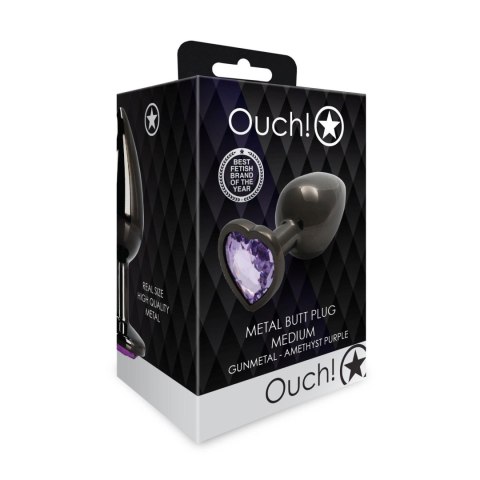 Korek analny z serduszkiem - Heart Gem Butt Plug - Medium Korek analny z serduszkiem - Heart Gem Butt Plug - Medium